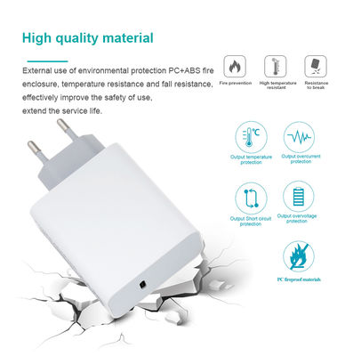 EU 2-pin USB-C Wall Charger, 60W High-Speed Type-C Power Adapter για φορητό υπολογιστή, tablet και smartphone
