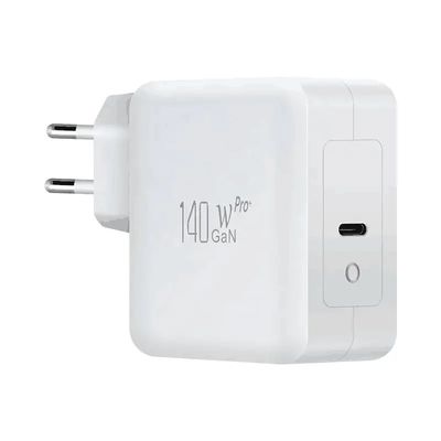 EU 2-pin USB-C Wall Charger, 140W High-Speed Type-C Power Adapter για φορητό υπολογιστή, tablet και κινητές συσκευές υψηλής ισχύος