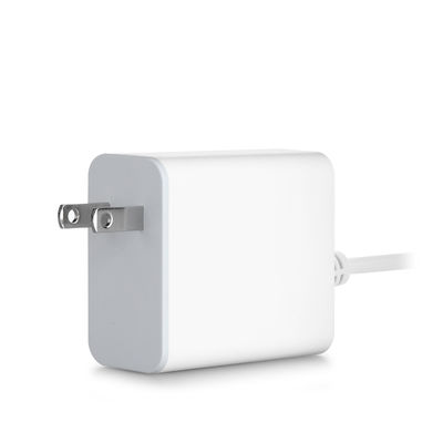 Φορτιστής τοίχου USB-C 60W US με σταθερό καλώδιο, Προσαρμογέας ρεύματος Type-C υψηλής ταχύτητας για smartphones, tablets και laptops