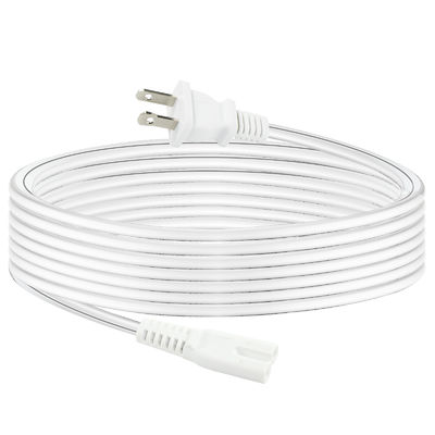 Καλώδιο τροφοδοσίας QIUCABLE TV - 2Pack 10FT 2 Prong Non-Polarized Plug NEMA 1-15P σε C7 Figure 8 Καλώδιο αντικατάστασης (B0D7RKLTSJ)