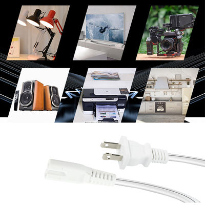 Καλώδιο τροφοδοσίας QIUCABLE TV - 2Pack 10FT 2 Prong Non-Polarized Plug NEMA 1-15P σε C7 Figure 8 Καλώδιο αντικατάστασης (B0D7RKLTSJ)