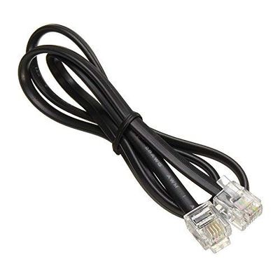 Καλώδιο επέκτασης τηλεφώνου RJ11 - 2P4C/4P4C για σταθερό τηλέφωνο, φαξ, μόντεμ DSL, πρίζα τοίχου, οικιακή ή επαγγελματική χρήση