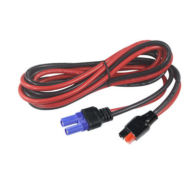 Καλώδιο DC με ορθογώνιο σύνδεσμο 2-Pin σε EC5 12AWG για ηλιακά συστήματα