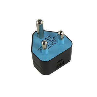Ηλεκτρονική συσκευή φόρτισης USB με θύρα USB-C και USB-A 5V 3.4A