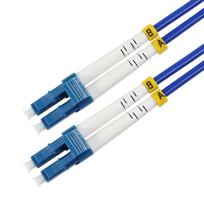 Δικτυακό δίκτυο LC προς LC Duplex OM3 Multimode Fiber Patch Cable 50/125μm