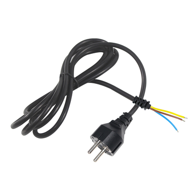 Καλώδιο τροφοδοσίας EU Plug σε κονσερβοποιημένο γυμνό σύρμα - Καλώδιο ρεύματος Euro 2 ακίδων για DIY AC Wiring, σύνδεση πίνακα, είσοδο εξοπλισμού