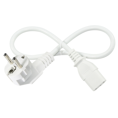ΕΕ 3-Pin Plug to IEC C13 Power Cord - Ευρωπαϊκό καλώδιο ηλεκτρικής ενέργειας για υπολογιστή, οθόνη, εκτυπωτή, προσαρμογέα, 250V 10A