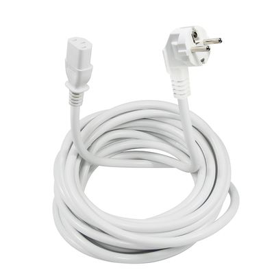 ΕΕ 3-Pin Plug to IEC C13 Power Cord - Ευρωπαϊκό καλώδιο ηλεκτρικής ενέργειας για υπολογιστή, οθόνη, εκτυπωτή, προσαρμογέα, 250V 10A