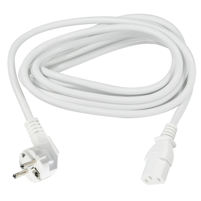 ΕΕ 3-Pin Plug to IEC C13 Power Cord - Ευρωπαϊκό καλώδιο ηλεκτρικής ενέργειας για υπολογιστή, οθόνη, εκτυπωτή, προσαρμογέα, 250V 10A