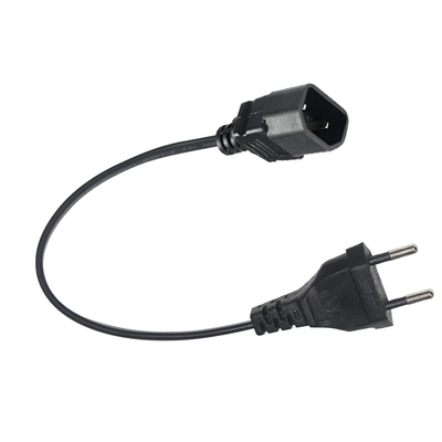 Καλώδιο ρεύματος EU Plug σε IEC C18 2-Pin Ευρωπαϊκό AC για αντάπτορα Laptop, Ενισχυτή ήχου, Προβολέα, Εκτυπωτή, 250V 2.5A