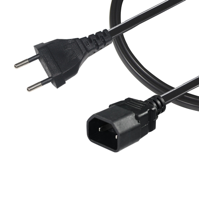 Καλώδιο ρεύματος EU Plug σε IEC C18 2-Pin Ευρωπαϊκό AC για αντάπτορα Laptop, Ενισχυτή ήχου, Προβολέα, Εκτυπωτή, 250V 2.5A