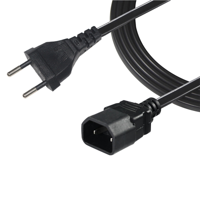 Καλώδιο ρεύματος EU Plug σε IEC C18 2-Pin Ευρωπαϊκό AC για αντάπτορα Laptop, Ενισχυτή ήχου, Προβολέα, Εκτυπωτή, 250V 2.5A