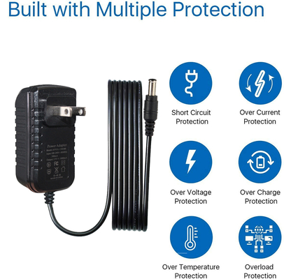 Μετασχηματιστής ρεύματος Us Canada Plug 5V 3A Dc Αντικατάσταση Φορτιστή Universal Ac Adapter