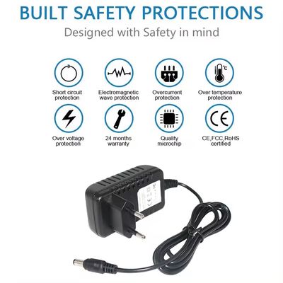 5V 2A EU power adapter με 2,1mm DC plug