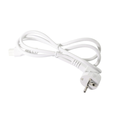 Ε.Ε. Πλέκ για IEC C5 Power Cord-Ευρωπαϊκό καλώδιο 2-Pin AC για προσαρμογέα φορητού υπολογιστή, φορητού υπολογιστή, προβολέα, 2.5A 250V Cloverleaf Connector