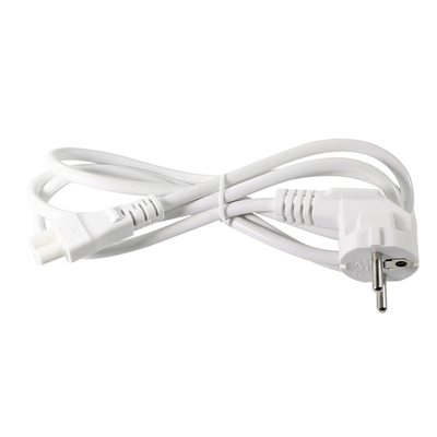 Ε.Ε. Πλέκ για IEC C5 Power Cord-Ευρωπαϊκό καλώδιο 2-Pin AC για προσαρμογέα φορητού υπολογιστή, φορητού υπολογιστή, προβολέα, 2.5A 250V Cloverleaf Connector