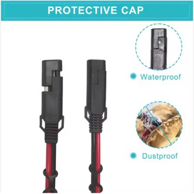 Καλώδιο διαχωριστή ισχύος SAE 1-σε-3 για ηλιακούς συλλέκτες και φορτιστές μπαταριών