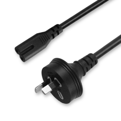 AU 2Pin προς IEC C7 Δυναμικό καλώδιο H03VV-F 0,75mm2 Χαλκό