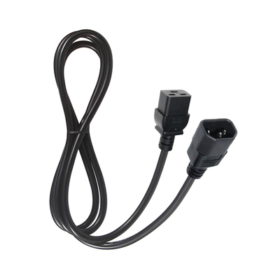 Καλώδιο ρεύματος IEC C19 σε C14 18-14AWG PVC Jacket