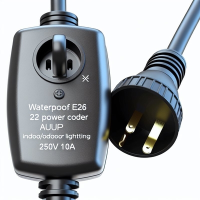 Αδιάβροχη βάση λαμπτήρα E26 AU Plug με διακόπτη 303 250V 10A