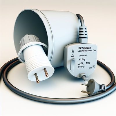 Αδιάβροχη βάση λαμπτήρα E26 AU Plug με διακόπτη 303 250V 10A