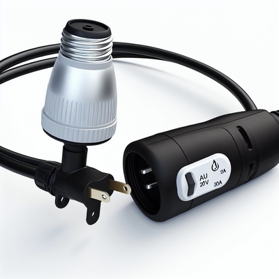Αδιάβροχη βάση λαμπτήρα E26 AU Plug με διακόπτη 303 250V 10A