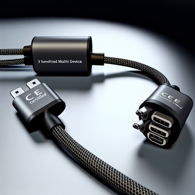 Επικυρωμένο καλώδιο φόρτισης USB 3in1 με ταχεία φόρτιση 15W