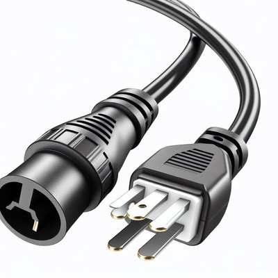 Καλώδιο τροφοδοσίας NEMA 5-15P σε C5 18AWG SJT PVC Μαύρο