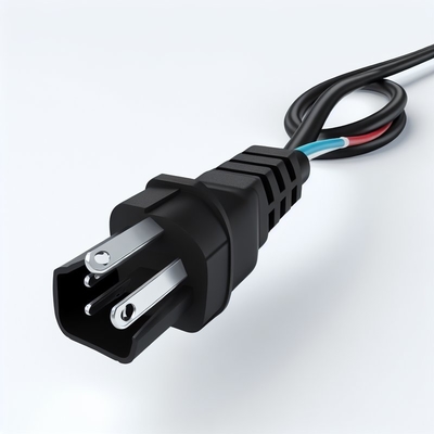 Καλώδιο τροφοδοσίας NEMA 5-15P σε C5 18AWG SJT PVC Μαύρο
