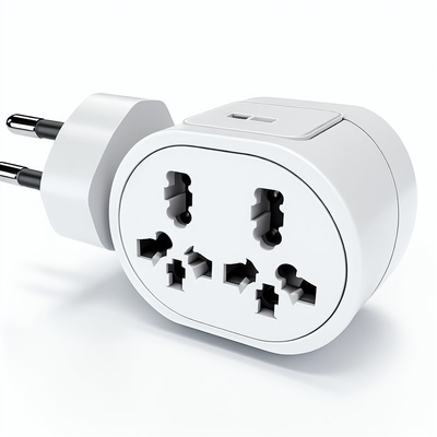Ευρωπαϊκός αντάπτορας πρίζας 3-δρόμων 250V 10A με 3 πρίζες AC