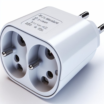 Ευρωπαϊκός αντάπτορας πρίζας 3-δρόμων 250V 10A με 3 πρίζες AC