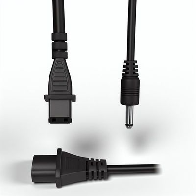 10FT C7 μη-πολωμένο καλώδιο ηλεκτρικής ενέργειας φορητού υπολογιστή για εξοπλισμό γραφείου