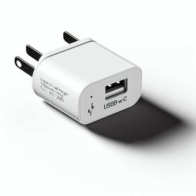 Φορτιστής GaN USB-C 100W με βύσμα AU 2 ακίδων για φορητούς υπολογιστές