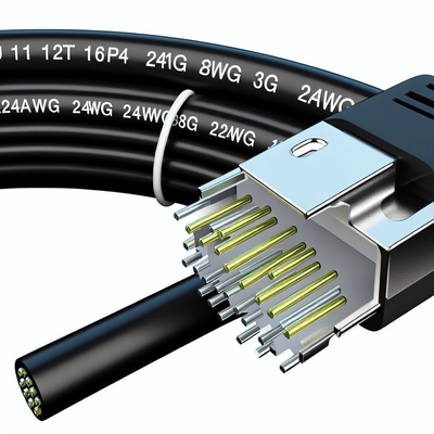 RJ11 6P4C Σπειροειδές τηλεφωνικό καλώδιο 12FT από αρσενικό σε αρσενικό 24AWG