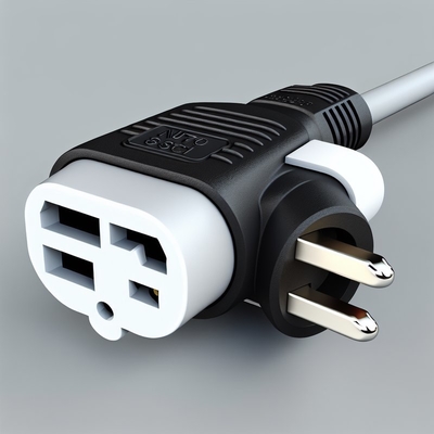 NEMA 5-15P προς GFCI Σύρμα ισχύος προστασίας από υπερβολική τάση 20A 125V