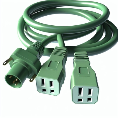 Καλώδιο τροφοδοσίας NEMA 5-15P σε 5-15R 3 πριζών 1M US Plug