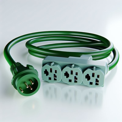 Καλώδιο τροφοδοσίας NEMA 5-15P σε 5-15R 3 πριζών 1M US Plug