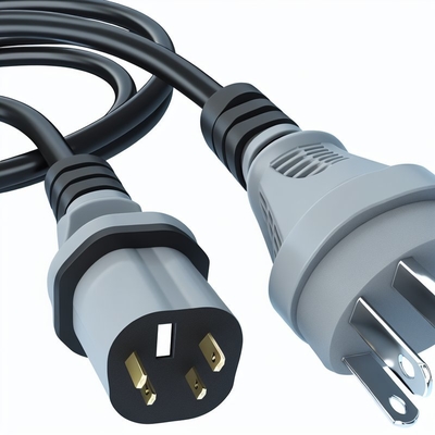 Καλώδιο τροφοδοσίας NEMA 5-15P σε IEC C5 14AWG 250V 16A Μαύρο
