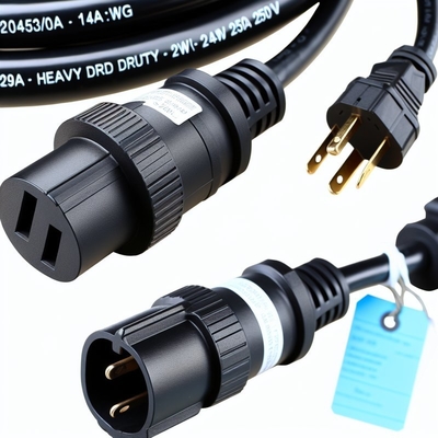 Καλώδιο τροφοδοσίας C19 σε C20 20A Heavy Duty 250V 0.8M PVC