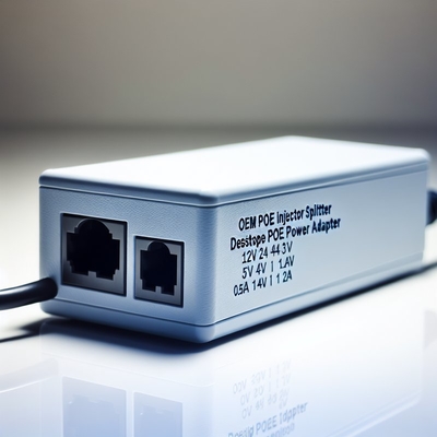 48V POE Injector Splitter με 2 θύρες Ethernet 10/100/1000Mbps