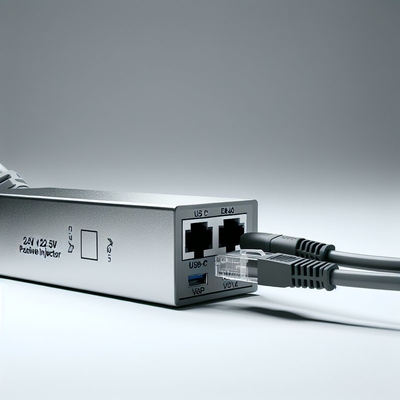 48V έως 24V 12V 5V POE Splitter με σύνδεσμο RJ45 1Gbps