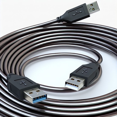 5m USB 2.0 αρσενικό προς θηλυκό καλώδιο επέκτασης με κονιοποιημένο χαλκό