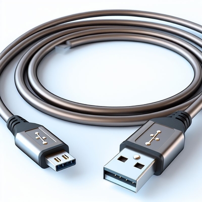 5m USB 2.0 αρσενικό προς θηλυκό καλώδιο επέκτασης με κονιοποιημένο χαλκό