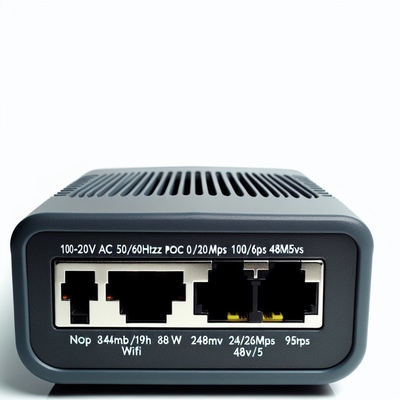 Διαχωριστής POE 48V σε 24V 12V 5V 10/100Mbps για WiFi Router