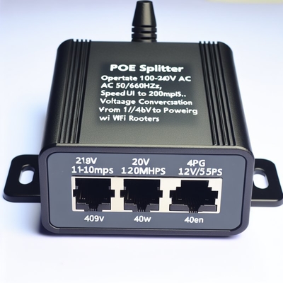Διαχωριστής POE 48V σε 24V 12V 5V 10/100Mbps για WiFi Router