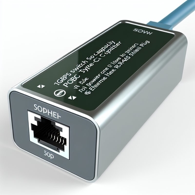 Διαχωριστής POE 48V σε 24V 12V 5V με χωρητικότητα διακόπτη 1Gbps