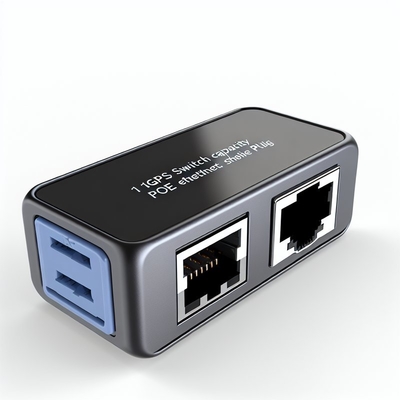Διαχωριστής POE 48V σε 24V 12V 5V με χωρητικότητα διακόπτη 1Gbps
