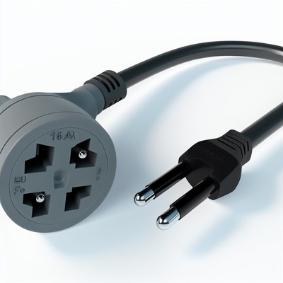 Καλώδιο ρεύματος EU Schuko 250V 16A H05VV-F 3G0.75mm2 με γυμνά άκρα
