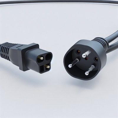 ΕΕ 3-Pin Schuko Plug σε C13 καλώδιο ισχύος 0,75mm2 HO5VV-F