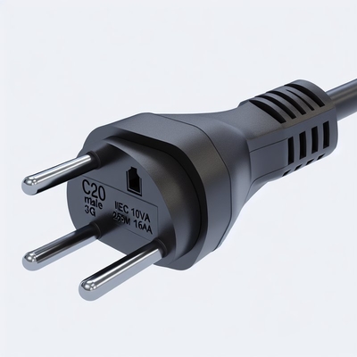 C20 έως IEC C19 Σύρμα ισχύος 250V 10A H05VV-F 3G